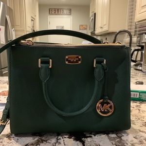 Michael Kors small leather belted purse